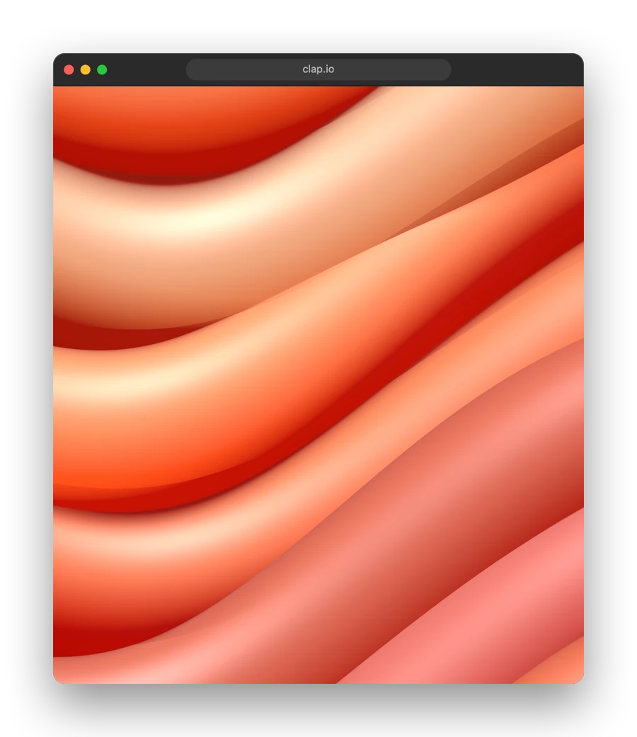 A page in a browser window being captured